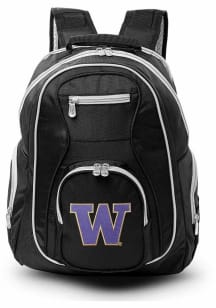 Washington Huskies Black 19 Laptop Grey Trim Backpack