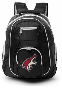 Arizona Coyotes Black 19 Laptop Grey Trim Backpack