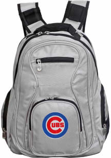 Chicago Cubs Grey 19 Laptop Backpack