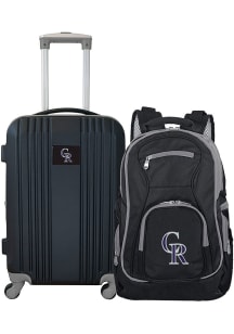 Colorado Rockies Black 2-Piece Set Luggage