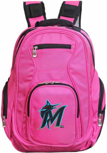 Miami Marlins Pink 19 Laptop Backpack