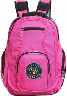 Milwaukee Brewers Pink 19 Laptop Backpack