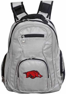 Arkansas Razorbacks Grey 19 Laptop Backpack