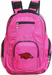 Arkansas Razorbacks Pink 19 Laptop Backpack