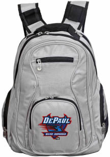 DePaul Blue Demons Grey 19 Laptop Backpack
