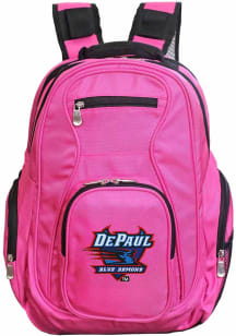 DePaul Blue Demons Pink 19 Laptop Backpack