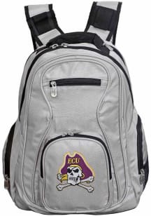 East Carolina Pirates Grey 19 Laptop Backpack
