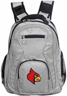 Louisville Cardinals Grey 19 Laptop Backpack