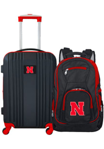 Nebraska Cornhuskers Black 2-Piece Set Luggage