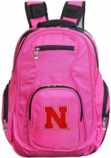 Nebraska Cornhuskers Pink 19 Laptop Backpack