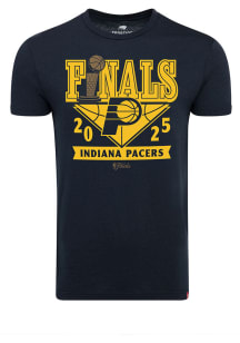 Indiana Pacers Navy Blue 2025 Finals Participant Comfy Short Sleeve T Shirt