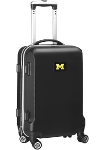 Michigan Wolverines Black 20 Hard Shell Carry On Luggage