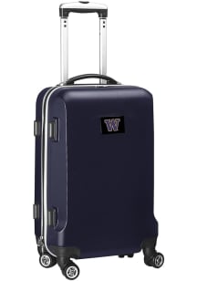 Washington Huskies Navy Blue 20 Hard Shell Carry On Luggage
