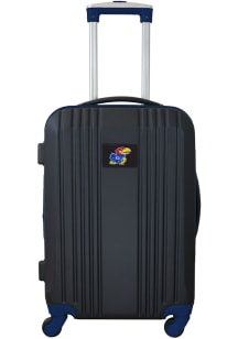 Kansas Jayhawks Navy Blue 21 Two Tone Luggage