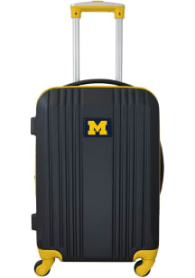 Michigan Wolverines Yellow 21 Two Tone Luggage