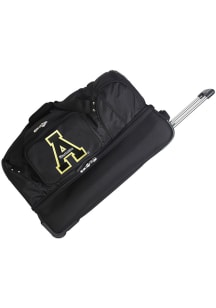Appalachian State Mountaineers Black 27 Rolling Duffel Luggage