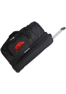 Arkansas Razorbacks Black 27 Rolling Duffel Luggage