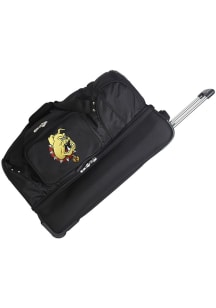 Ferris State Bulldogs Black 27 Rolling Duffel Luggage