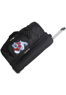 Fresno State Bulldogs Black 27 Rolling Duffel Luggage
