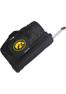 Iowa Hawkeyes Black 27 Rolling Duffel Luggage