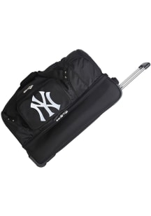 New York Yankees Black 27 Rolling Duffel Luggage