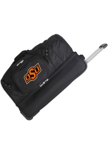 Oklahoma State Cowboys Black 27 Rolling Duffel Luggage