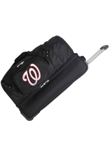 Washington Nationals Black 27 Rolling Duffel Luggage