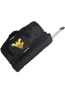West Virginia Mountaineers Black 27 Rolling Duffel Luggage