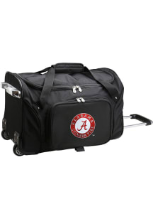 Alabama Crimson Tide Black 22 Rolling Duffel Luggage