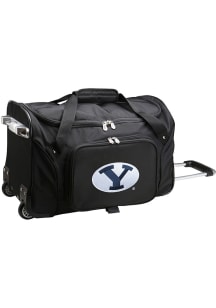 BYU Cougars Black 22 Rolling Duffel Luggage
