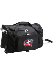 Columbus Blue Jackets Black 22 Rolling Duffel Luggage