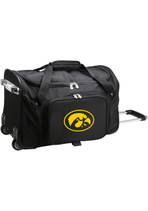 Iowa Hawkeyes Black 22 Rolling Duffel Luggage