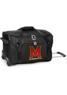 Maryland Terrapins Black 22 Rolling Duffel Luggage