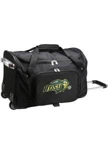 North Dakota State Bison Black 22 Rolling Duffel Luggage