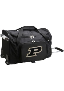 Purdue Boilermakers Black 22 Rolling Duffel Luggage