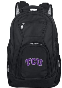 TCU Horned Frogs Black 19 Laptop Backpack
