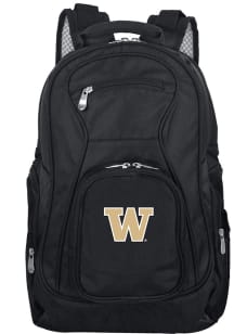 Washington Huskies Black 19 Laptop Backpack