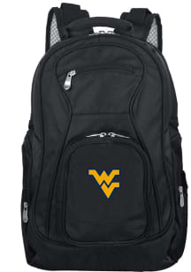 West Virginia Mountaineers Black 19 Laptop Backpack