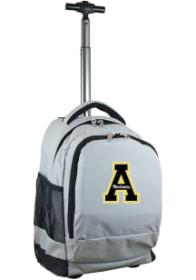 Appalachian State Mountaineers Grey Wheeled Premium Backpack