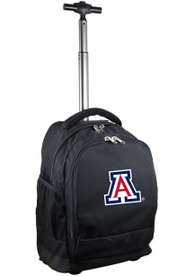 Arizona Wildcats Black Wheeled Premium Backpack
