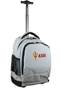 Arizona State Sun Devils Grey Wheeled Premium Backpack
