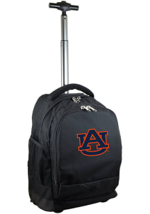Auburn Tigers Black Wheeled Premium Backpack