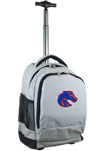 Boise State Broncos Grey Wheeled Premium Backpack