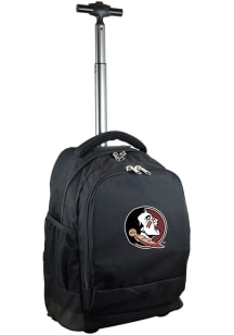 Florida State Seminoles Black Wheeled Premium Backpack