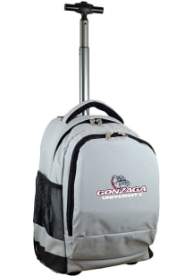 Gonzaga Bulldogs Grey Wheeled Premium Backpack
