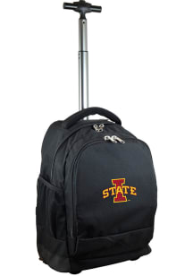 Iowa State Cyclones Black Wheeled Premium Backpack