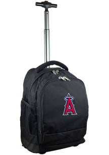 Los Angeles Angels Black Wheeled Premium Backpack