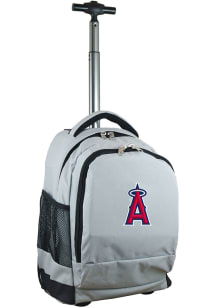 Los Angeles Angels Grey Wheeled Premium Backpack