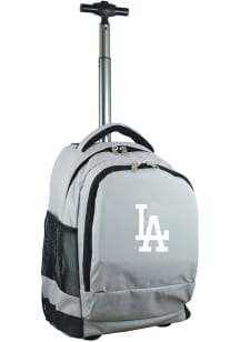 Los Angeles Dodgers Grey Wheeled Premium Backpack