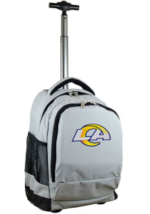 Los Angeles Rams Grey Wheeled Premium Backpack